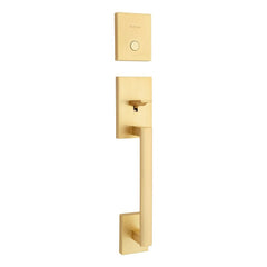 KWIKSET Kwikset 819SCELIP-4 Dummy Exterior Handleset Satin Brass