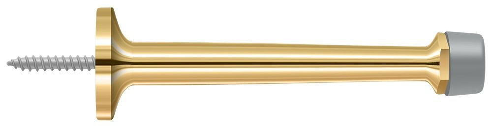 DELTANA Deltana BDS425CR003 Baseboard Door Bumper Solid Brass