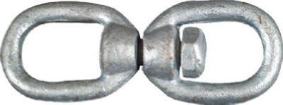 NATIONAL HARDWARE National Mfg N241-075 Galvanized Swivel Open Eye Link 1/4in 5pk