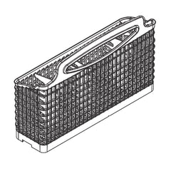 FRIGIDAIRE Frigidaire 5304509753 dishwasher silverware basket 19.6 x 8.7 x 4 in replacement 154210401
