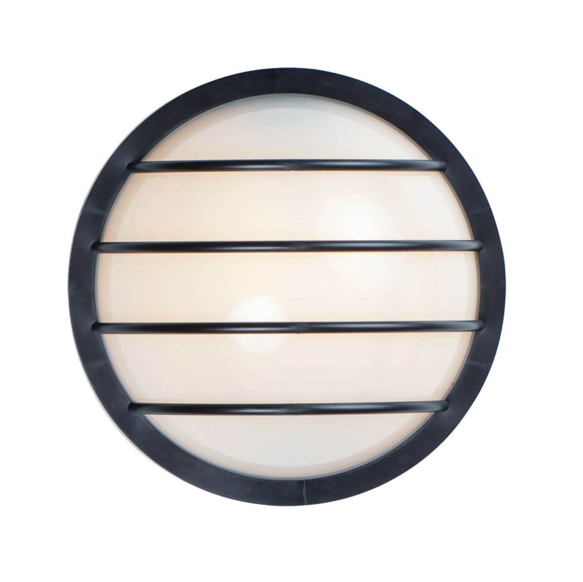 MAXIM LIGHTING Maxim Lighting 10112FTBK Bulwark 1-Light Outdoor Sconce 60W (10.25 in)