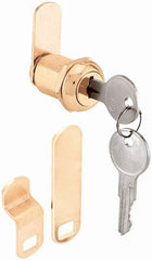 PRIME-LINE Prime Line Products U 9944 Brass Drawer Cabinet Lock