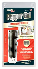 SABRE Sec F15-BUSG Pepper Gel 0.54 Oz 25 Burst Black Case