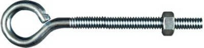 NATIONAL HARDWARE National Mfg N221-127 Zinc Eye Bolt 0.25x4 in 80 Lb 20-pack