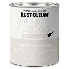 RUST-OLEUM Rust-oleum 329598 Chalked Paint 30 Oz Chiffon Cream