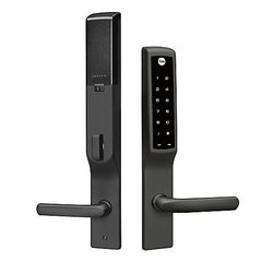 YALE Yale Residential YRM276-ZW2-BLK Smart Lock Lever Black Suede