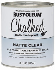 RUST-OLEUM Rust-oleum 287722 Chalked Paint Clear Topcoat 30 Oz