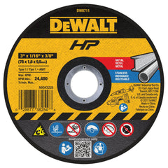 DEWALT Dewalt Accessories DW8711P3 Bonded Cutting Wheel 3 in 3 Pack