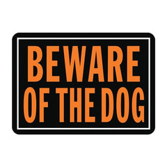 HY-KO Hy-Ko 838 Beware of the Dog Day-Glo Aluminum Sign 10 x 14 Inch