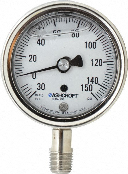 ASHCROFT Ashcroft 83217 Pressure Gauge 150 Psi 2.5 in Dial Npt