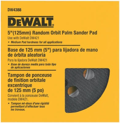 DEWALT Dewalt Accessories DW4388 5 Inch Hook Loop Sanding Pad