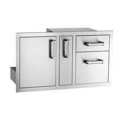 FIRE MAGIC GRILLS Fire Magic Grills 53816SC Premium Flush Access Door with Platter Storage and Double Drawer 36-Inch 53816SC