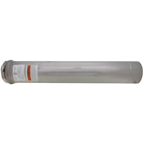 Z-FLEX Z-Flex 2SVEPWCF0402 4 x 2 Ft. Gasketed Gas Vent Pipe