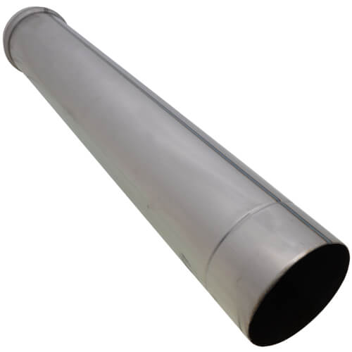 Z-FLEX Z-Flex 2SVEPWCF0402 4 x 2 Ft. Gasketed Gas Vent Pipe