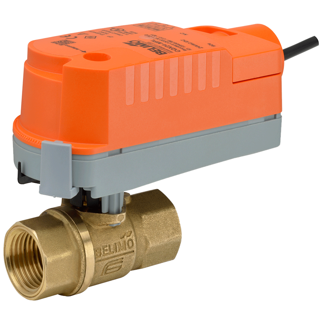 BELIMO Belimo Z2075QPF-K+CQKB24-RR ZoneTight (QCV) Press Fit 2-Way Valve Actuator Electronic Fail-Safe AC/DC24V 3/4 inches Cv9.8