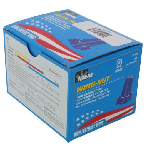 IDEAL Ideal 30-454 Wing-Nut 454 Wire Connector 600 VAC (25 Count)