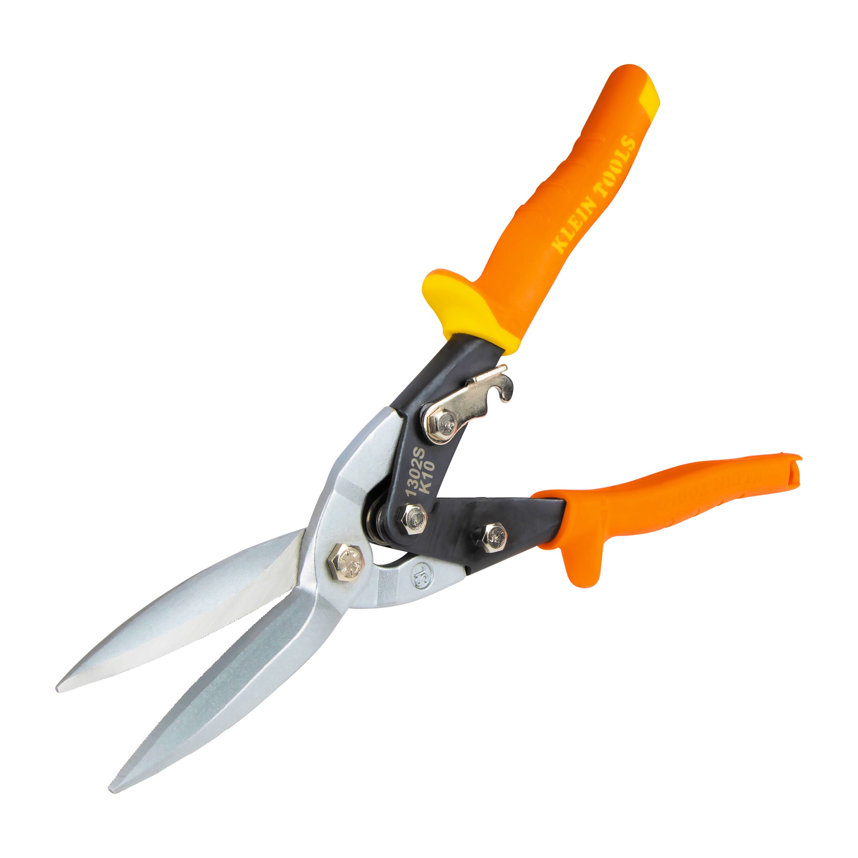KLEIN TOOLS Klein Tools 1302S Long Cut Aviation Snips, Straight