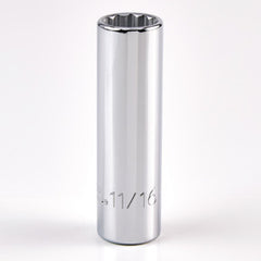 PROTO Proto J5322 Deep Socket 1/2 inches Drive 11/16 inches - 12 Point
