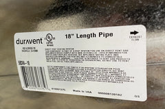 DURAVENT Duravent 58DVA-18 DirectVent Pro Direct Vent Pipe-Double W 5 x 8