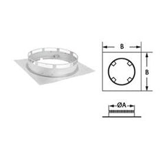 DURAVENT Duravent 14DCA-CTC DuraChimney II Chase Top Collar