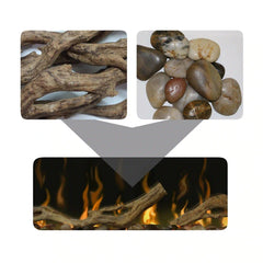 DIMPLEX Dimplex LF74DWS-KIT Accessory Driftwood 74
