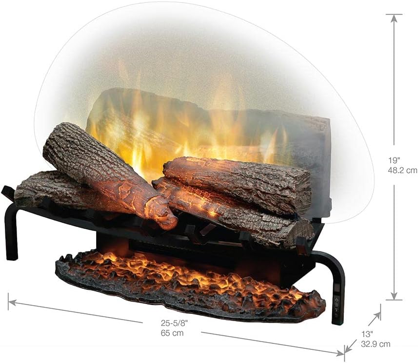 DIMPLEX Dimplex RLG25 Revillusion 25 inches Plug-In Log Set 1500 Watt