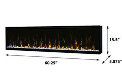DIMPLEX Dimplex XLF60 IgniteXL 60in Linear Fireplace