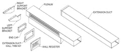 FRIEDRICH Friedrich PDXDAA Lateral Duct Adapter