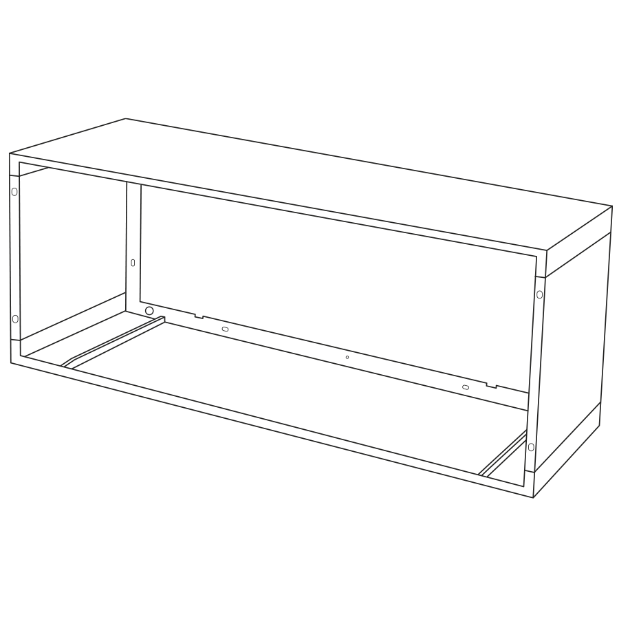 GENERAL ELECTRIC General Electric RAB78B Zoneline Quick Snap SMC Wall Sleeve