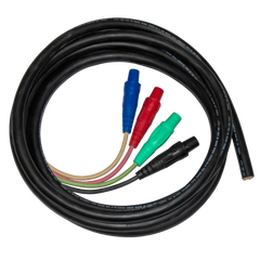 KWIKOOL Kwikool KK-CAMLCK23024 Camlock Set with 25 feet of 2/4 SO Cable for KPO12-23 and KP012-23H