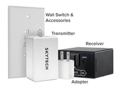 SKYTECH Skytech 8001 Smart Home Compatible Fireplace Remote Control with Transmitter and Receiver
