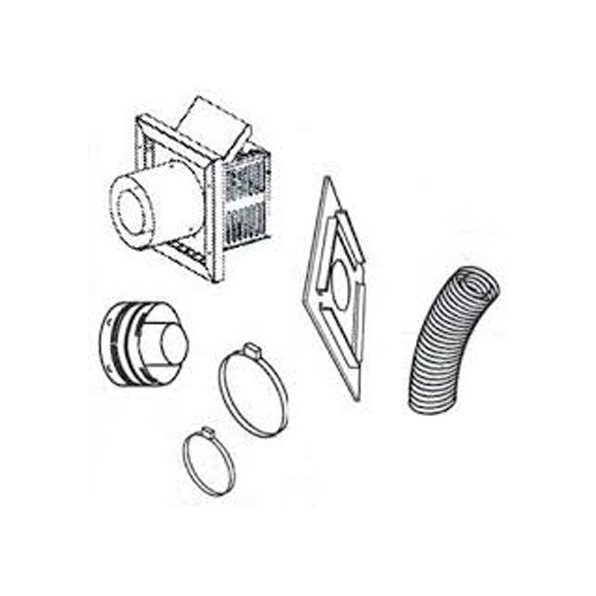 SUPERIOR Superior SFKIT12SS Secure Flex Small Termination With 12 inches Flex Vent