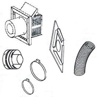 SUPERIOR Superior SFKIT48SS Secure Flex Small Termination With 48 inches Flex Vent 94L08