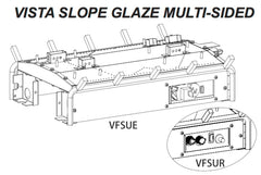 WHITE MOUNTAIN White Mountain VFSUE30N Vista Slope Glaze 30 inches Multi-Side Burner
