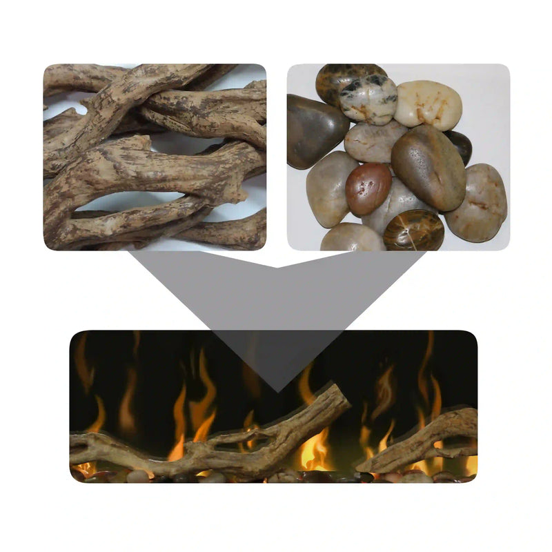 DIMPLEX Dimplex LF74DWS-KIT Accessory Driftwood 74
