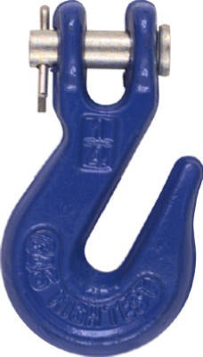 NATIONAL HARDWARE National Mfg N177-212 Blue Clevis Grab Hook 1/4 in 5 Pack