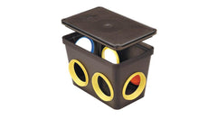 TUF-TITE Tuf-Tite 6HD2 6 Hole Distribution Box & Lid