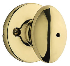 KWIKSET Kwikset 300AO 3 6AL Rcs V1 Privacy Door Knob Brass