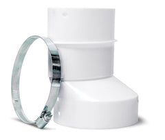 DUNDAS JAFINE Dundas Jafine R20ZW Round to Oval Adapter 4 in.