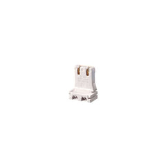LEVITON Leviton 13150 Medium Base, Bi-Pin, Standard Fluorescent Lampholder, Low Profile, Slide-On, Straight-In Double Edge, 660W