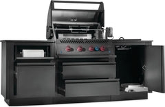 NAPOLEON BBQ Napoleon Bbq ODK300-BIG32RBPMK-1 OASIS 300 Outdoor Kitchen with 700 Series 32-Inch 4-Burner Gas Grill with Infrared Rear Burner, Rotisserie Kit and Side Burner