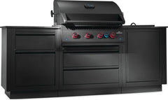 NAPOLEON BBQ Napoleon Bbq ODK300-BIG32RBPMK-1 OASIS 300 Outdoor Kitchen with 700 Series 32-Inch 4-Burner Gas Grill with Infrared Rear Burner, Rotisserie Kit and Side Burner