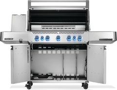 NAPOLEON BBQ Napoleon Bbq P665VRSIBPSS Prestige 665 5-Burner Propane Grill w/ Rotisserie & Side Burner