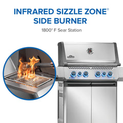 NAPOLEON BBQ Napoleon Bbq P500VXRSIBPSS Prestige 500 rsib with infrared side and rear burner