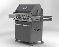 NAPOLEON BBQ Napoleon Bbq P500RSIBNCH-3-AMB Prestige 500 RSIB Ambiance Special Edition BBQ with Infrared Side & Rear Burners