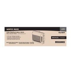 SATCO Satco 65884 Led Low Profile Wall Pack 30W/45W/60W