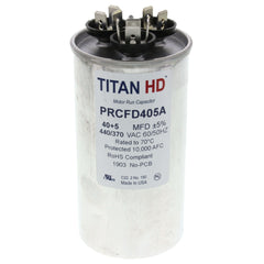 TITAN HD Titan Hd PRCFD405A 40/5 MFD Round Dual Motor Run Capacitor (440/370V)