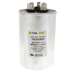 TITAN PRO Titan Pro TRCFD3575 Motor Dual Run Cap 35/7.5 MFD 370-440V