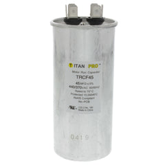 TITAN PRO Titan Pro TRCF45 Round Motor Run Capacitor 45 Microfarad 370-440VAC