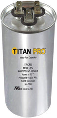 TITAN PRO Titan Pro TRCFD453 Round Motor Dual Run Capacitor 45/3 Microfarad Rating 370-440VAC Voltage